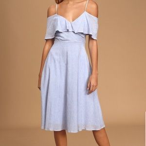 Lulus off the shoulder dress